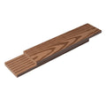 Anti-Slip Waterproof European Brushed Wpc Composite Decking Outdoor Rectangle Wood Grain Marina