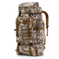JSJM Tactical Camouflage BackpackLarge Capacity 80L Waterproof Outdoor Sports Mountaineering Bag Other Backpacks