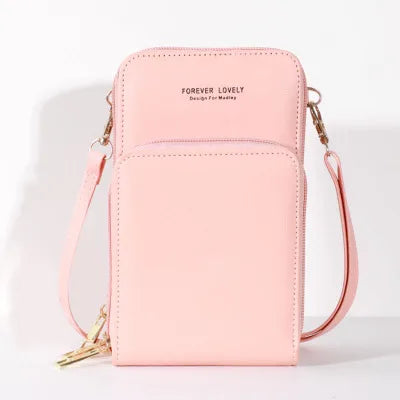 New Style Multifunctional Women Touch Screen Purses Phone Bag Lightweight Cell Phone Purses Fashion Ladies Crossbody Handbag