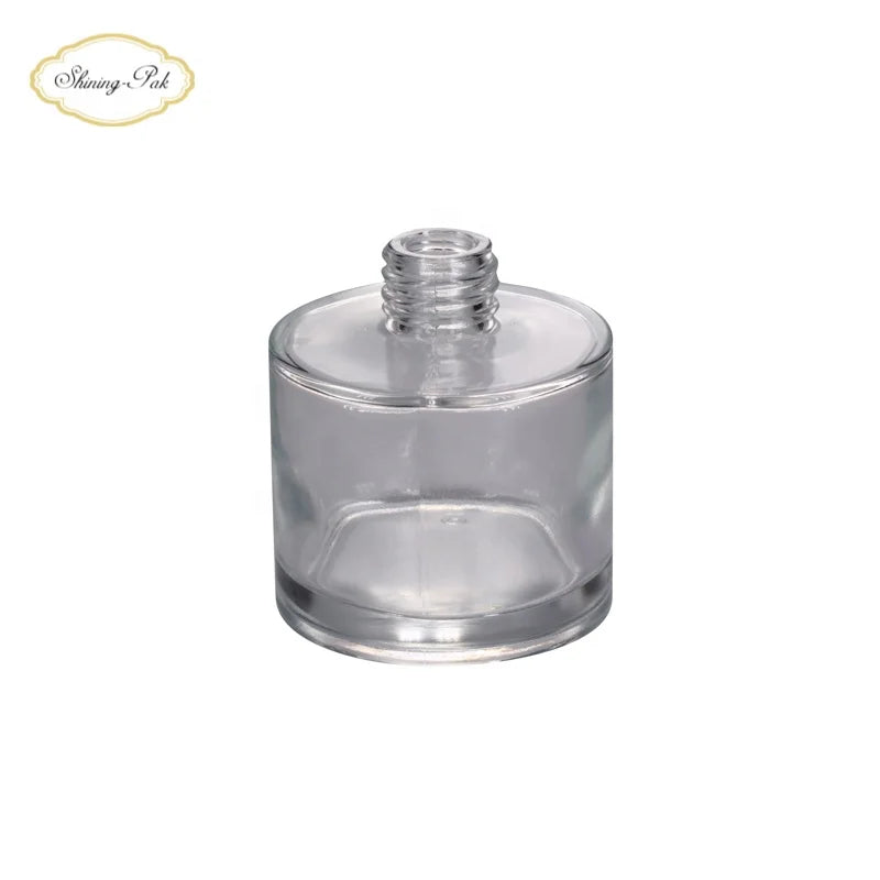 Stock High Quality 50 ML Clear Perfume Glass Bottle Serum Essential Oil Pipette Oil Bottle Facial Cleanser Screen Printing