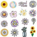 Flower Embroidered Patch for Clothing Decoration Custom Fashion Hot Embroidery Patches