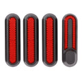 Superbsail Front and Rear Wheel Plastic Cover for Xiaomi M365 Pro2 1s Mi3 Electric Scooter Reflective Sticker Safety Driving