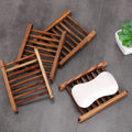 Natural Bamboo Wood Bathroom Shower Soap Tray Dish Storage Holder Bath Shower Bathroom Bamboo Wood Soap Box for Bathroom