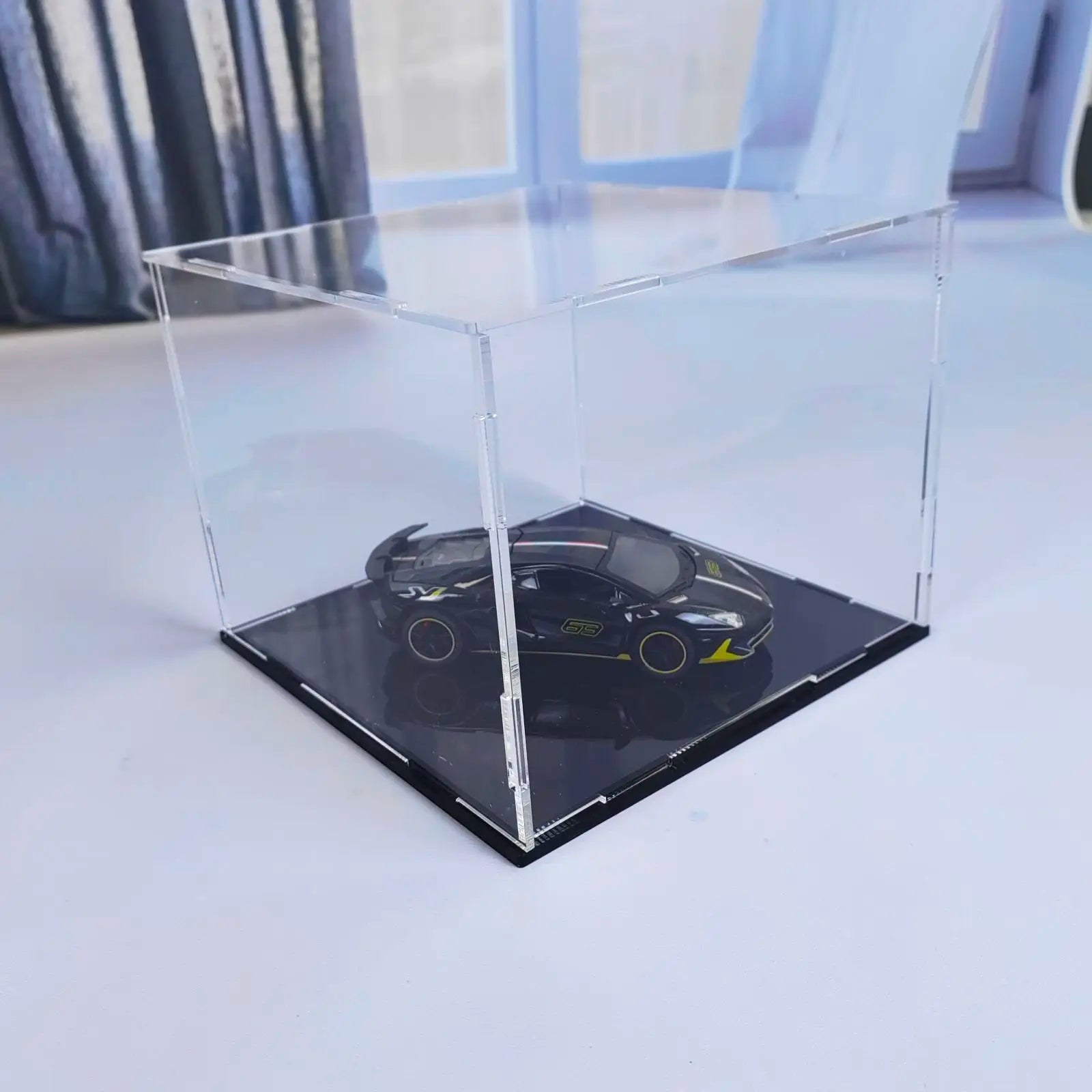 Acrylic Figure Display Box Car Model Display Case Acrylic Dust Proof Storage Box