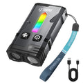 Boruit EV10 HIGH BRIGHTNESS MULTIFUNCTIONAL FLASHLIGHT WITH RGB MOOD LIGHT IP66 WATERPROOF USB-C RECHARGEABLE (TG3 CHIP) Torch