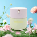 Plastic Baby Cream Empty Bottles Packaging 50ml Round Airless Lotion Bottle with Rotary Lock Pump Custom