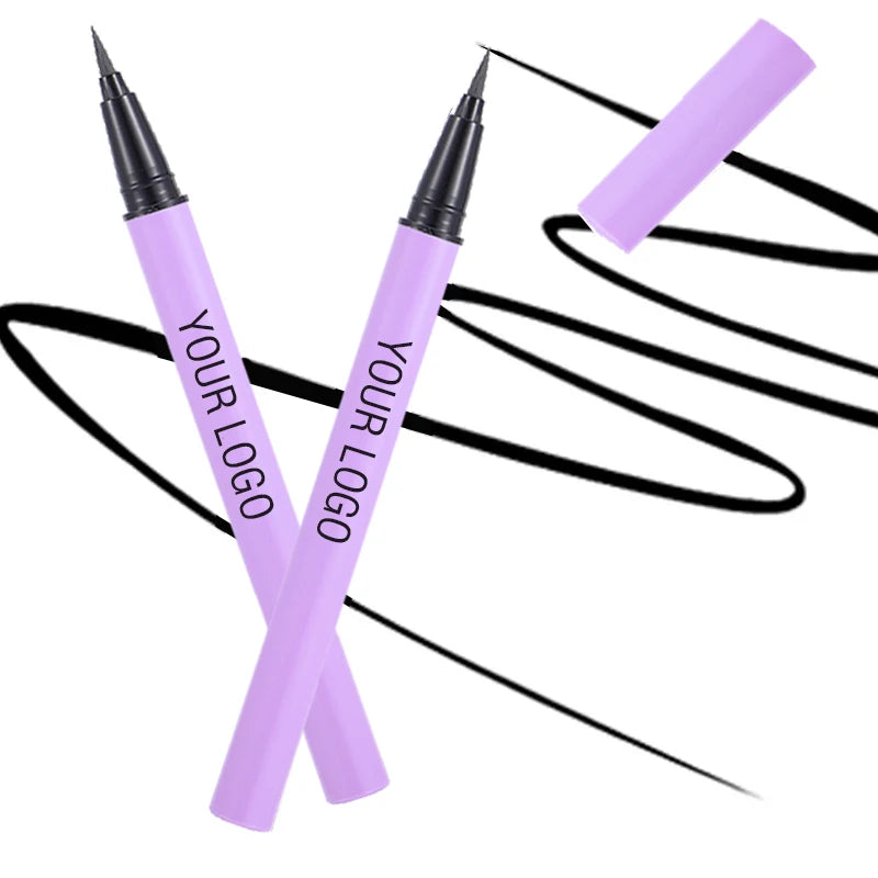 OEM Makeup Custom Logo Long Wearing Fast Dry Matte Black Liquid Eyeliner Pen