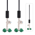 Garden Greenhouse Irrigation 4 Way Misting Nozzles Kit Atomization Cooling Landscaping Humidification Nozzles