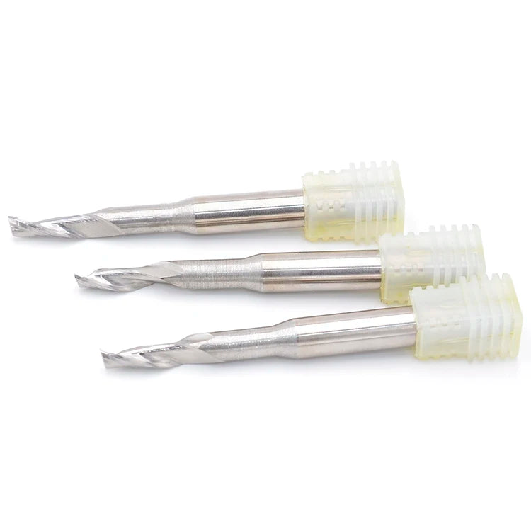 Single Flute Milling Cutter HSS One Flute Spiral Wood Aluminum Alloy Window Profile End Mills 5mm 6mm 8mm 10mm