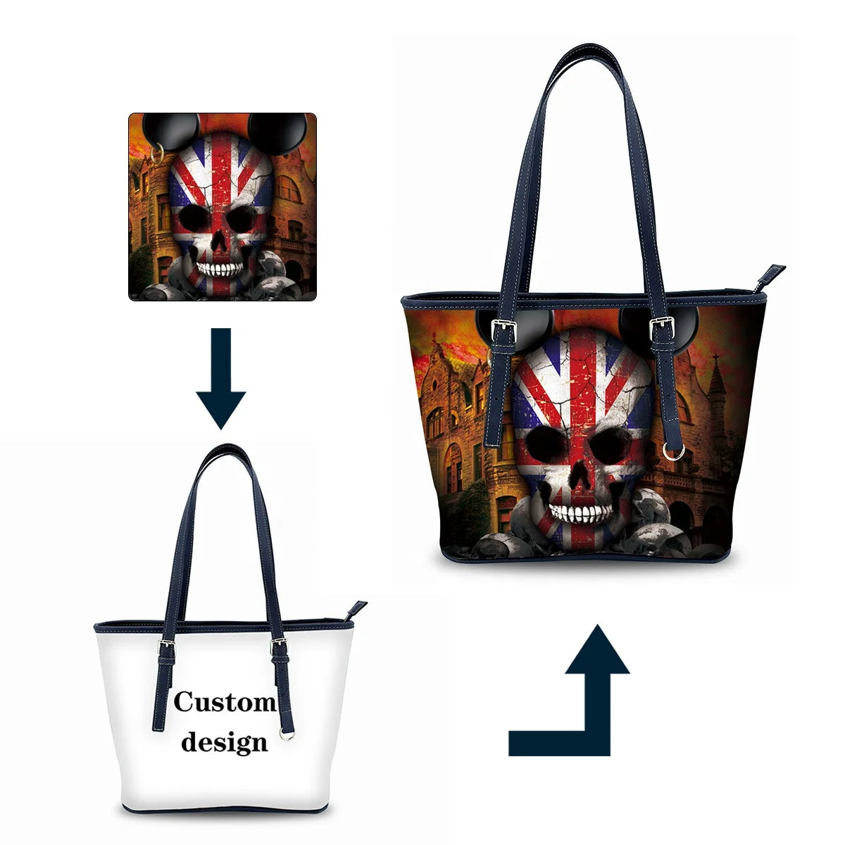 Newest Luxury Designer Lightweight PU Leather Tote Bag Custom Waterproof Large Handbag for Ladies Fashionable Anti-Theft Feature
