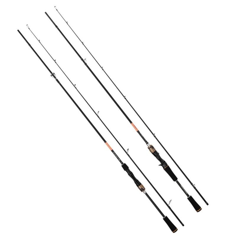 Fast ML Power Cross 30T Telescopic Fishing Rod 1.98M 2.13M 2.29M Carbon Fiber for Lake and Stream with EVA Handle