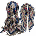 No Minimum 100% Pure Silk Scarf Mulberry Silk Hair Scarf Custom Printed Silk Scarves for Women