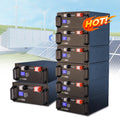 Solar Home Energy Storage Battery 10KWH 51.2V Lithium Ion Rack LiFePO4 Battery 48V 200AH Recharebale Deep Cycle 20 Years BMS