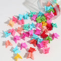 Wholesale New Arrival Candy Color Children Lovely Butterfly Sweet Hair Claw Clip Mini Size Hair Claw Pack in Box