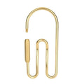Belt Key Buckle Ins Style Simple Men's and Women's Metal Key Ring Pure Brass Vintage U-shaped Key Chain Ring