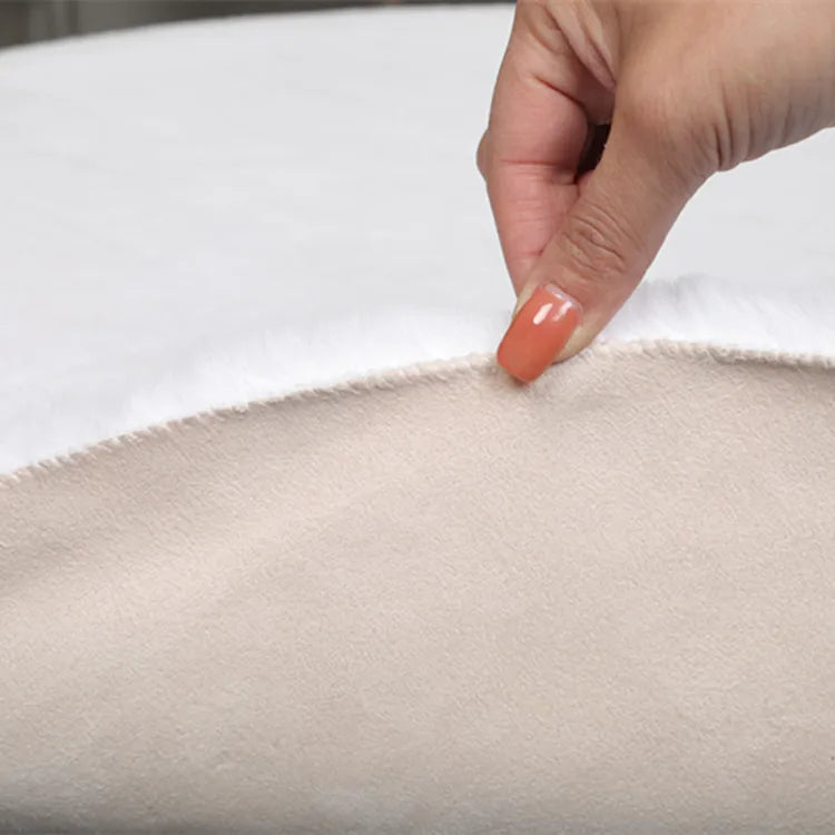 Customised Fluffy Fake Rabbit Fur Rug Seat Cushion Artificial Fur Carpet Round Shape