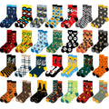 2021 Funny Happy Comics Men Fashion Cotton Calcetines Dibujos Custom Tube Crew Designer Meias Ankle Anime Cartoon Socks
