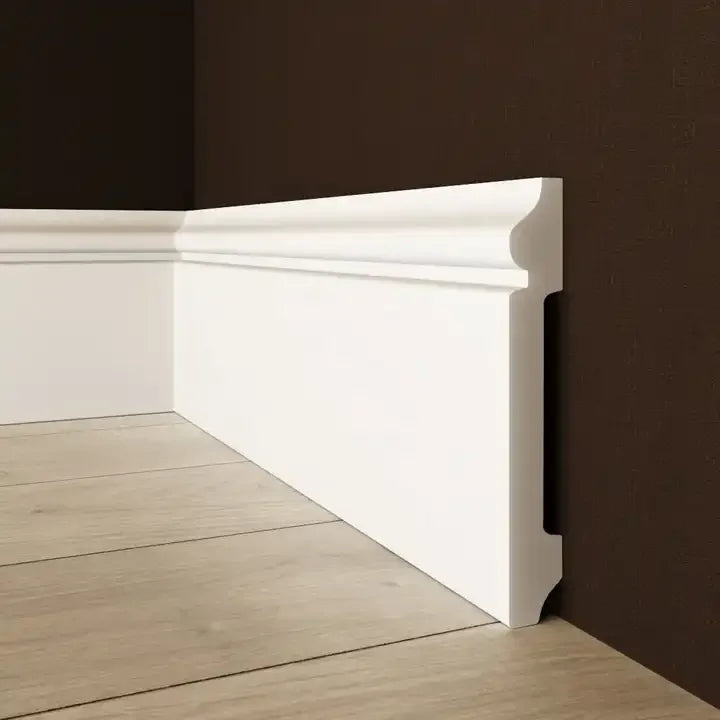 2400*70*15mm MDF/ Polystyrene Wall Skirting Board Home Decoration PS/MDF Plastic Skirting Board Polystyrene Skirting Board