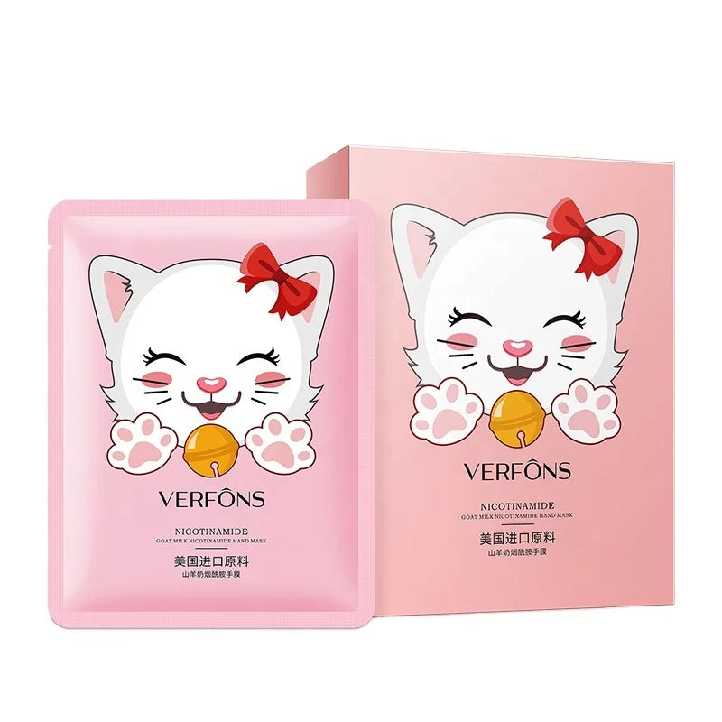 VERFONS goat Milk Niacinamide Hand Mask Hand