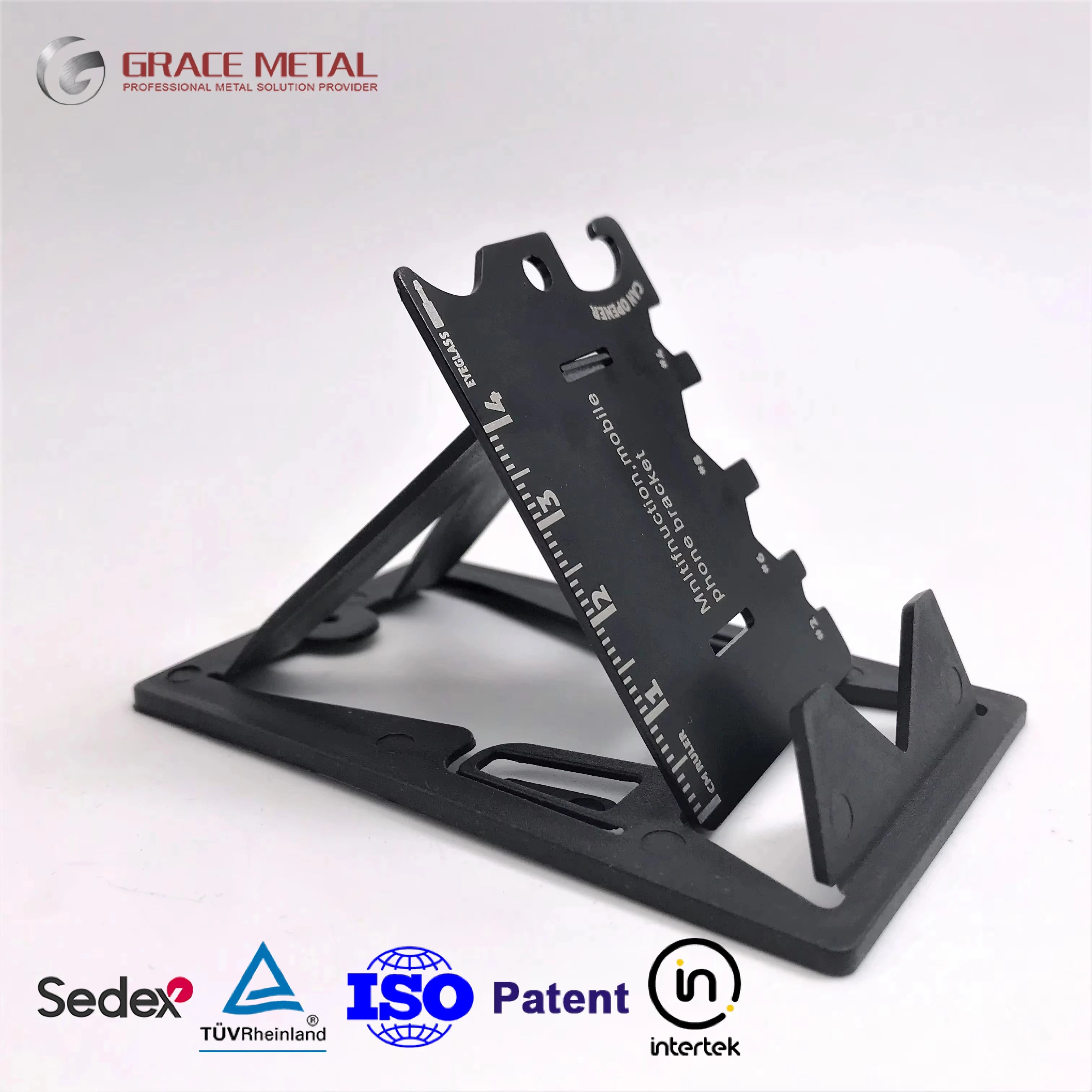 Personalized Custom QR Code Available Multi Tool Metal Steel Business Card