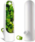 Hot Sale Transparent Herb Savor Storage Container Freshness Herb Keeper Refrigerator Herb Saver for Cilantro Mint Parsley