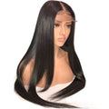 Popular New Arrival Brazilian Virgin Hair Natural Black Straight 5*5 Lace Closure Wig Human Hair Closure Lace Wigs for Black Wom