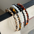 ZiTeng High-end Acetate Wavy Hairband 6mm Thickened Style Anti-slip European and American Retro High Crown Hairband