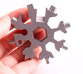 Promotion Custom Multi-Function Stainless Steel Snowflake Wallet Wrench Camping & Survival Tool