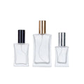 Best Selling 15ml 30ml 50ml 100ml Exquisite Luxury Transparent Glass Perfume Bottles with Printing Spray Pump Sprayer Screw Cap