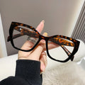 MK23121601 New Arrival Factory Large Frame Anti Blue Light Glasses Women Cat Eye Eyeglasses PC Optical Frames for All Face
