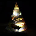 DIY Orgonite Shungite Pyramid Gemstone Cone Shape Pyramid Orgone Pyramids for Sale