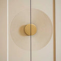 Hot Sale Brass Half Moon Kitchen Cabinet Door Handles Copper Semi Furniture Wardrobe Pull