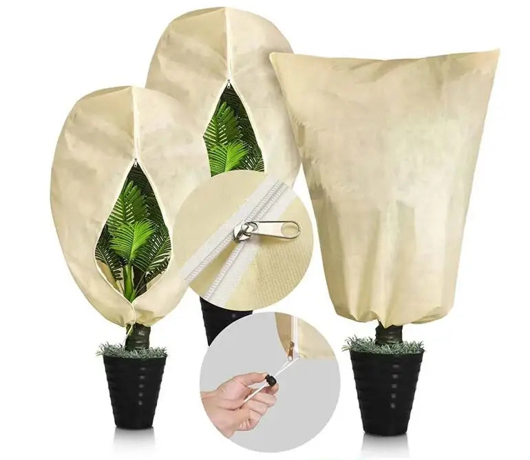Winter Anti-freeze Tree Cover Non-woven Plant Cold Protection Cover Rope Plant Frost Protection Bag