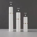 Custom logo Empty White Color Face Eye Cream Lotion 15ml 30 ml 50ml Skincare Plastic Recyclable Airless Bottle 30ml