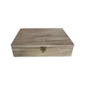 Burnt Wooden Stash Crafts Packaging Box Light Wood Paulownia Wooden Jewelry Box
