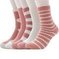 Autumn and Winter Explosion Plain Color Series Non-hair off Coral Velvet Tube Women's Socks Warm and Thick Floor Socks