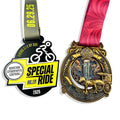 China Personalised OEM Bicycle Metal Craft Balance Bike Zinc Alloy Award Custom Logo Sport Runniing Cycling Medals Design