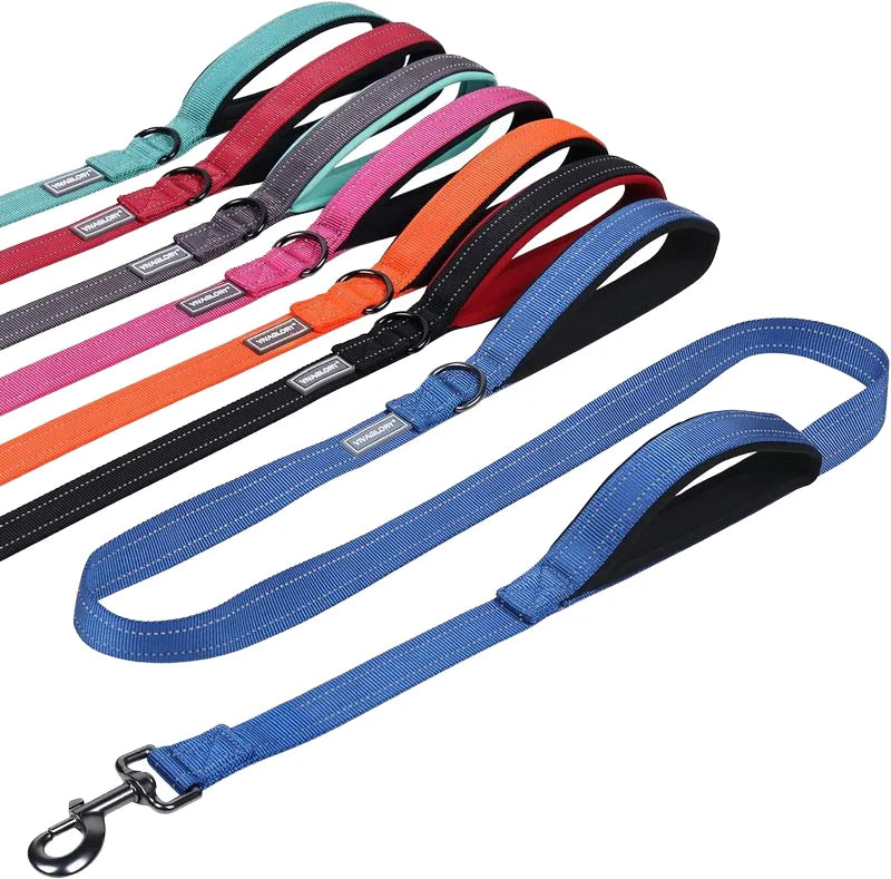 Pet Leash Nylon Reflective Dog Leash Pet Products Explosion-proof Impact Dog Training Leash
