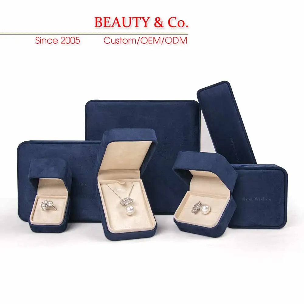 Pearl Necklace and Earrings Display Box Organiser Custom Minimalist Luxury Jewelry Box for Bulk Jewellery Premium Jewellery Box