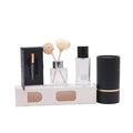 50ml Round Cylinder Transparent Spray Glass Perfume Bottle 100ml Packaging with Pump Sayer Sealing Type