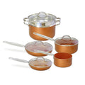 New Design Aluminum Home Kitchen Use Cookware Set 10pcs Cooking Pot and Pan Cookware Sets