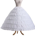 Bridal Gowns Bride Wedding Dress Bustle Balls 6 Hoops Crinoline Petticoats Elastic Waist-length Wedding Petticoat Underskirt