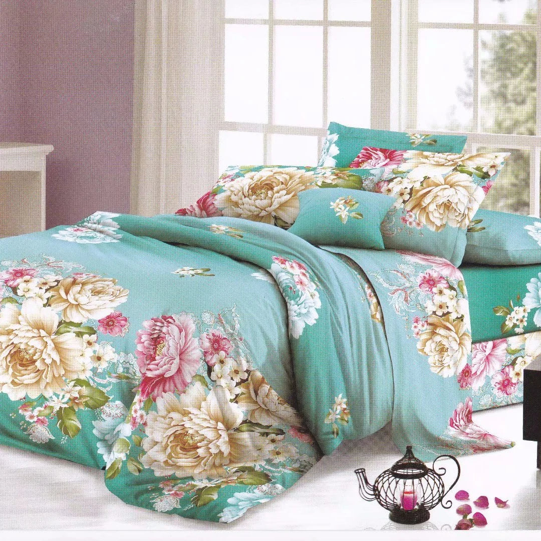 Wholesale 70gsm Microfiber Bedding Set 300TC Flat Bed Sheet King Size Bed Sheet Set