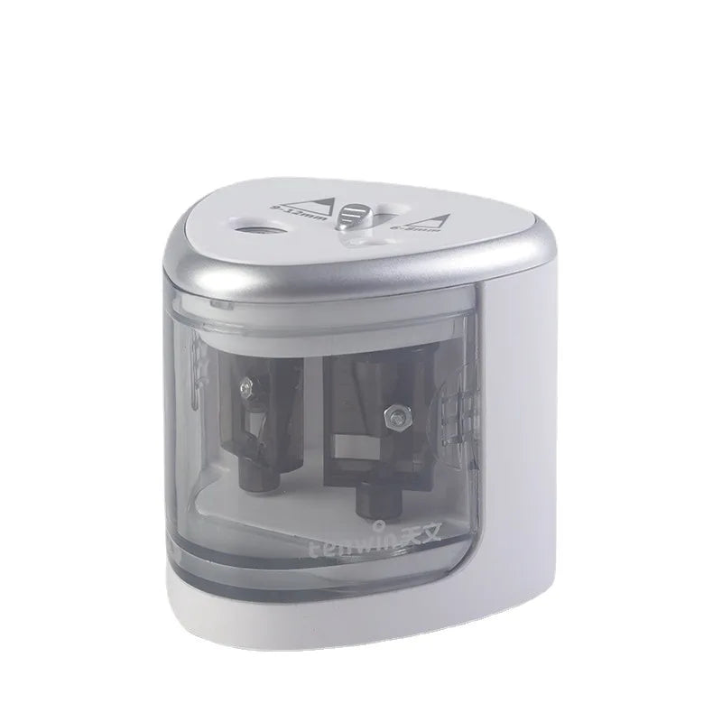 Factory Supplies Wholesale Electric Automatic Plastic Pencil Sharpener for Kids Battery Operated Stationery