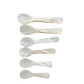 Wholesale High Quality Serving Honey Ice Cream Dessert Coffee Spoon 7cm Natural Small Pearl Caviar Shell Spoon