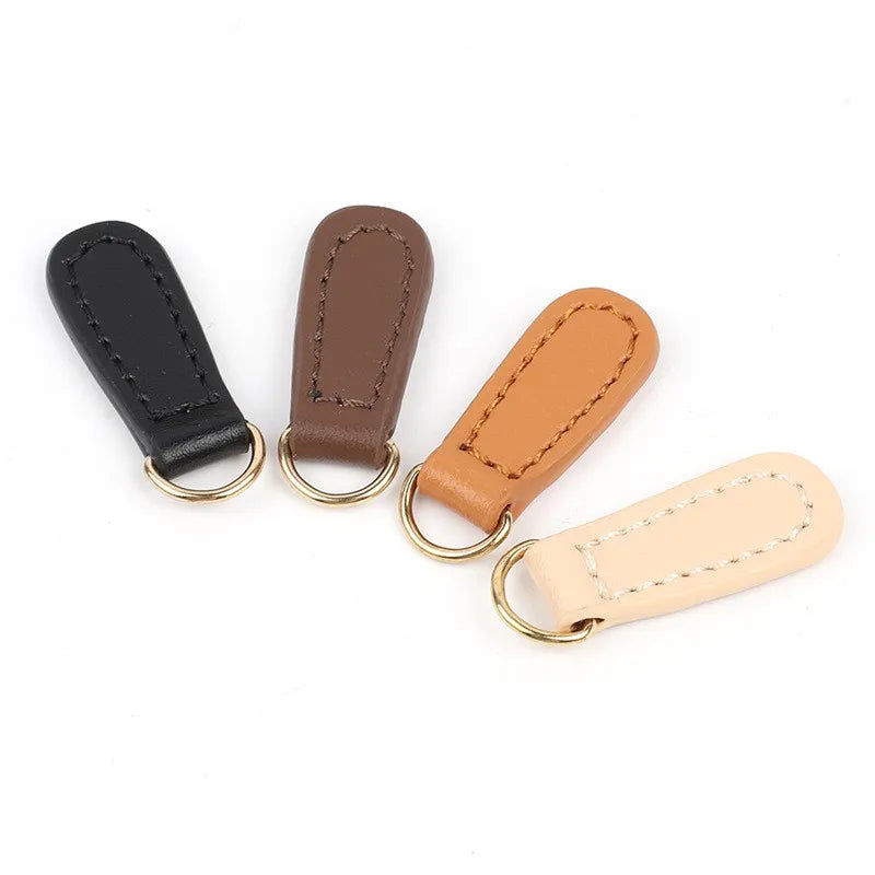 Hot Sale Replacement Leather Zipper Leather Zipper Heads for Luggage Bags Purse Boot Jacket Repair
