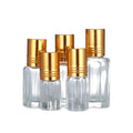 Wholesale 3ml 6ml 9ml 12ml Luxury Empty Octagonal Roller Screw Cap Perfume & Essential Oil Bottle