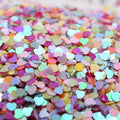 3mm Diy Garment Accessories Small Mini Nail Sequins Peach Heart Nail Patch Shiny Sequined Beaded Loose in Bulk Crafts AB Sequins