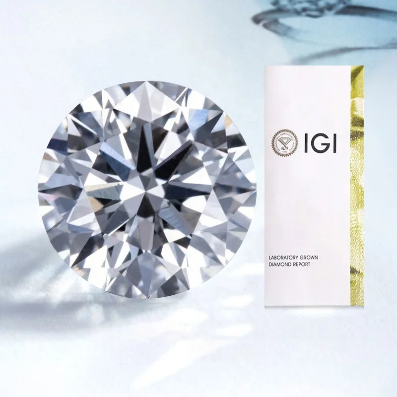 Redleaf Diamond Factory Price  D 1CT 2CT 3carat 4CT 5CT IGI Certificate Loose Lab Created CVD HPHT Lab Grown Diamond