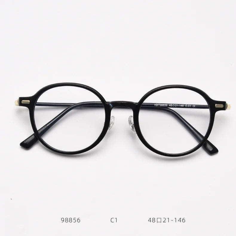 2024 YT KBT98856 Optical Glasses Frame Women Retro Vintage Oversized Myopia Prescription Anti-blue Light High Standard Quality